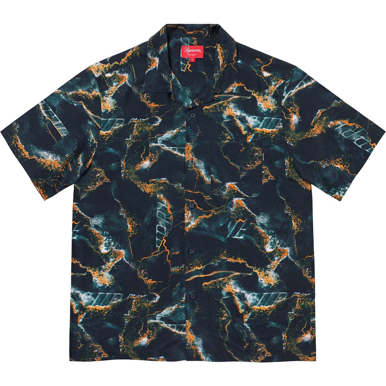 Marble Silk S/S Shirt view 3